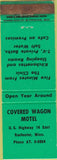 Matchbook Cover - Covered Wagon Motel Rochester MN