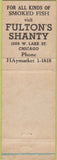 Matchbook Cover - Fulton's Shanty Chicago IL