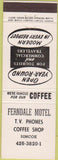 Matchbook Cover - Ferndale Motel Simcoe