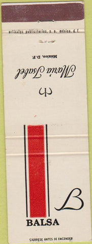Matchbook Cover - Maria Isabel Mexico