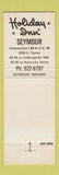 Matchbook Cover - Holiday Inn Seymour IN