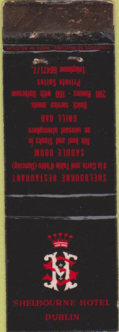 Matchbook Cover - Shelbourne Hotel Dublin