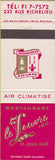 Matchbook Cover - le Louvre Inc St Jean QC