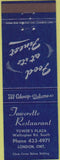 Matchbook Cover - Towerette Restaurant London ON