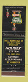 Matchbook Cover - Holiday Inn Fremont OH