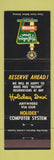 Matchbook Cover - Holiday Inn Canada Locations BC AL SK QC NF WEAR