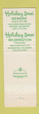 Matchbook Cover - Holiday Inn Newark DE