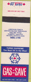 Matchbook Cover - Turbo Supreme Gas oil Calgary Alberta