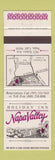 Matchbook Cover - Holiday Inn Napa Valley CA