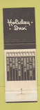 Matchbook Cover - Holiday Inn NO TOWN Holidex
