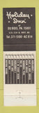 Matchbook Cover - Holiday Inn Du Bois PA