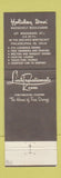 Matchbook Cover - Holiday Inn Philadelphia PA