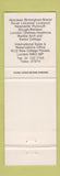 Matchbook Cover - Holiday Inn Swiss Cottage UK