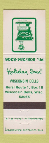 Matchbook Cover - Holiday Inn Wisconsin Dells WI