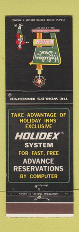 Matchbook Cover - Holiday Inn Newark Wilmington DE