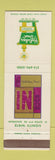 Matchbook Cover - Holiday Inn Elgin IL