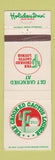 Matchbook Cover - Holiday Inn Crooked Cactus Indiana PA