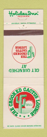 Matchbook Cover - Holiday Inn Crooked Cactus Indiana PA