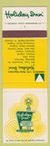 Matchbook Cover - Holiday Inn VA MD Locations Bethesda Emporia Bethesda #2