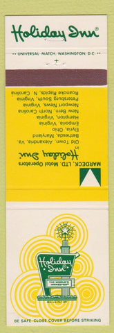 Matchbook Cover - Holiday Inn VA MD Locations Bethesda Emporia Bethesda #2