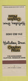 Matchbook Cover - Holiday Inn Clayton MO