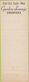 Matchbook Cover - Curtis Hotel Minneapolis MN