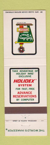 Matchbook Cover - Holiday Inn Fond du Lac WI