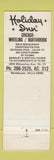 Matchbook Cover - Holiday Inn Chicago Wheeling Northbrook IL
