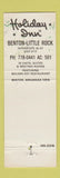 Matchbook Cover - Holiday Inn Benton Little Rock AR