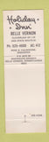 Matchbook Cover - Holiday Inn Belle Vernon PA