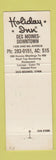Matchbook Cover - Holiday Inn Des Moines IA Downtown