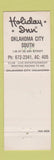 Matchbook Cover - Holiday Inn Oklahoma City OK