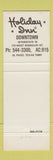 Matchbook Cover - Holiday Inn El Paso TX