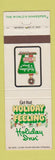 Matchbook Cover - Holiday Inn Menomonee Falls WI