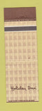 Matchbook Cover - Holiday Inn BLANK NO TOWN BROWN