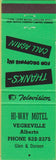 Matchbook Cover - Hi Way Motel Vegreville Alberta