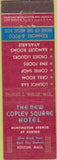 Matchbook Cover - Copley Square Hotel Boston MA feature
