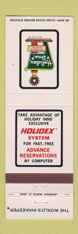 Matchbook Cover - Holiday Inn Jennings Sulphur LA