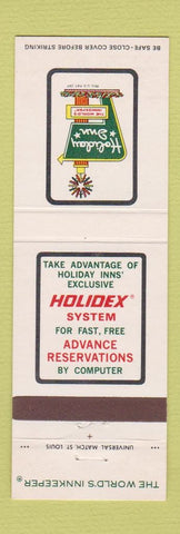 Matchbook Cover - Holiday Inn Brattleboro VT