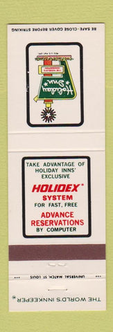 Matchbook Cover - Holiday Inn Fullerton CA Ginger's #2