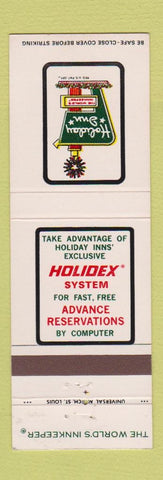 Matchbook Cover - Holiday Inn Kerrville TX Taos NM Santa Rosa NM