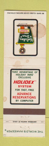 Matchbook Cover - Holiday Inn REMOVE DELETE