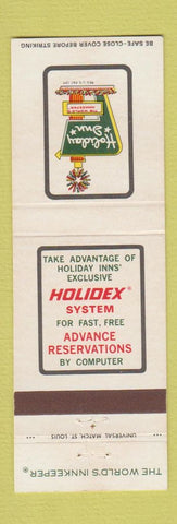 Matchbook Cover - Holiday Inn East Hartford CT
