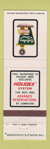 Matchbook Cover Holiday Inn Alsip IL