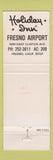 Matchbook Cover - Holiday Inn Fresno CA