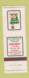 Matchbook Cover - Holiday Inn Massillon OH