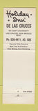 Matchbook Cover - Holiday Inn Las Crues NM