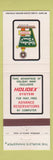 Matchbook Cover - Holiday Inn Leominster MA