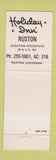 Matchbook Cover - Holiday Inn Ruston LA