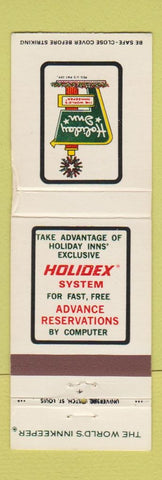 Matchbook Cover - Holiday Inn Visalia CA WEAR